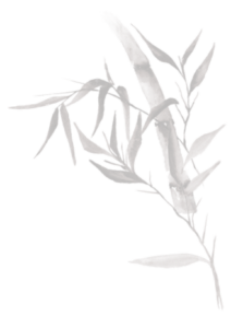 Artistic black-and-white illustration of a delicate leafy branch, showcasing minimalist botanical design and natural elegance.