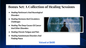 Promotional graphic for a bonus set titled 'A Collection of Healing Sessions.'