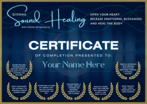 Qigong Sound Healing Certificate